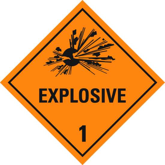 Explosive Label