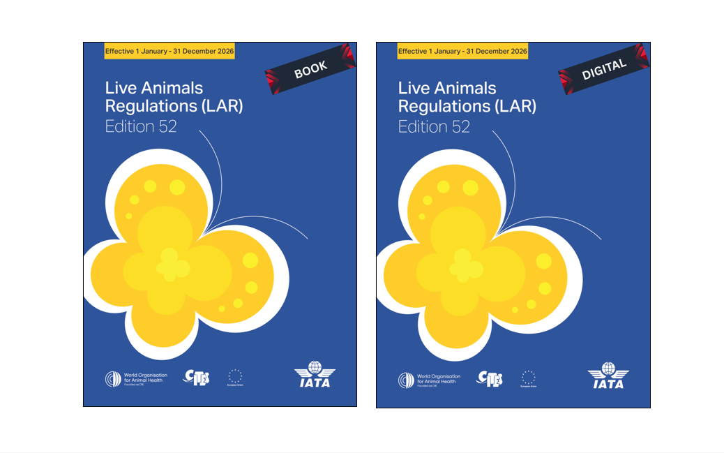 IATA LIVE ANIMAL REGULATIONS (LAR), 2026 – 52nd EDITION